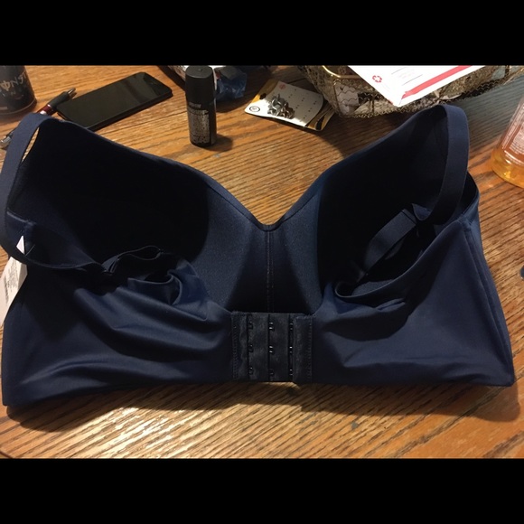 Plus Size Wirefree Bra - Auden™ Smart Blue 42G - Picture 3 of 5